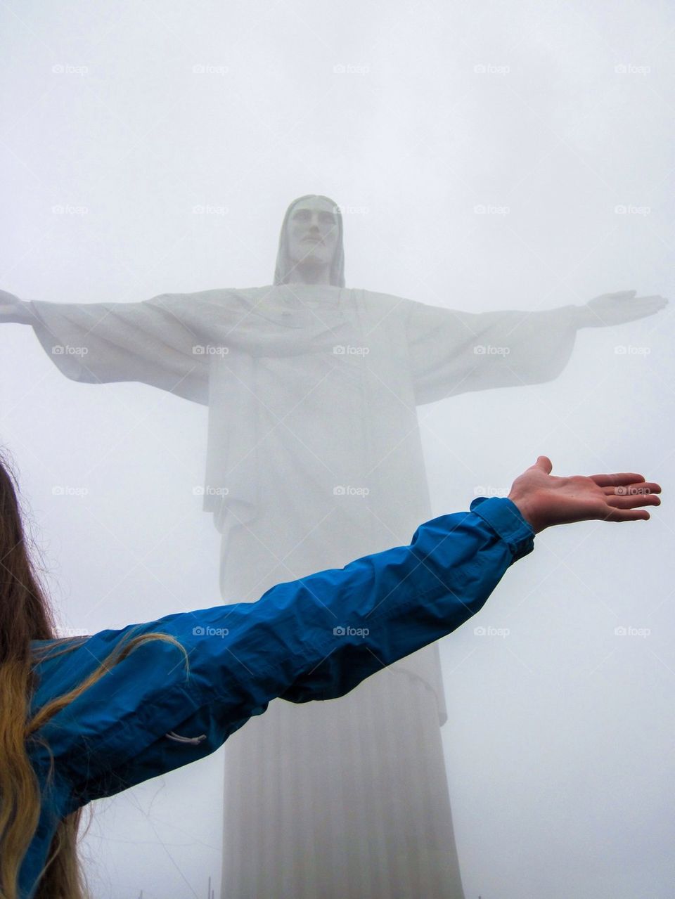 Christ the redeemer statue in Rio de Janeiro 