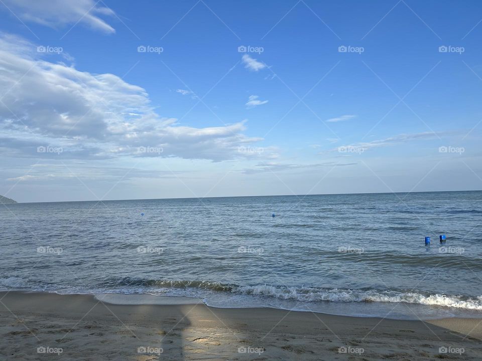 Beautiful beach at Batu Feringgi Penang