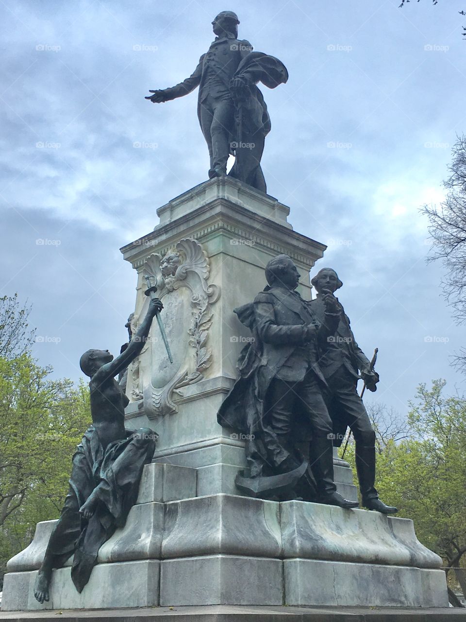 Statue in Lafayette Square 