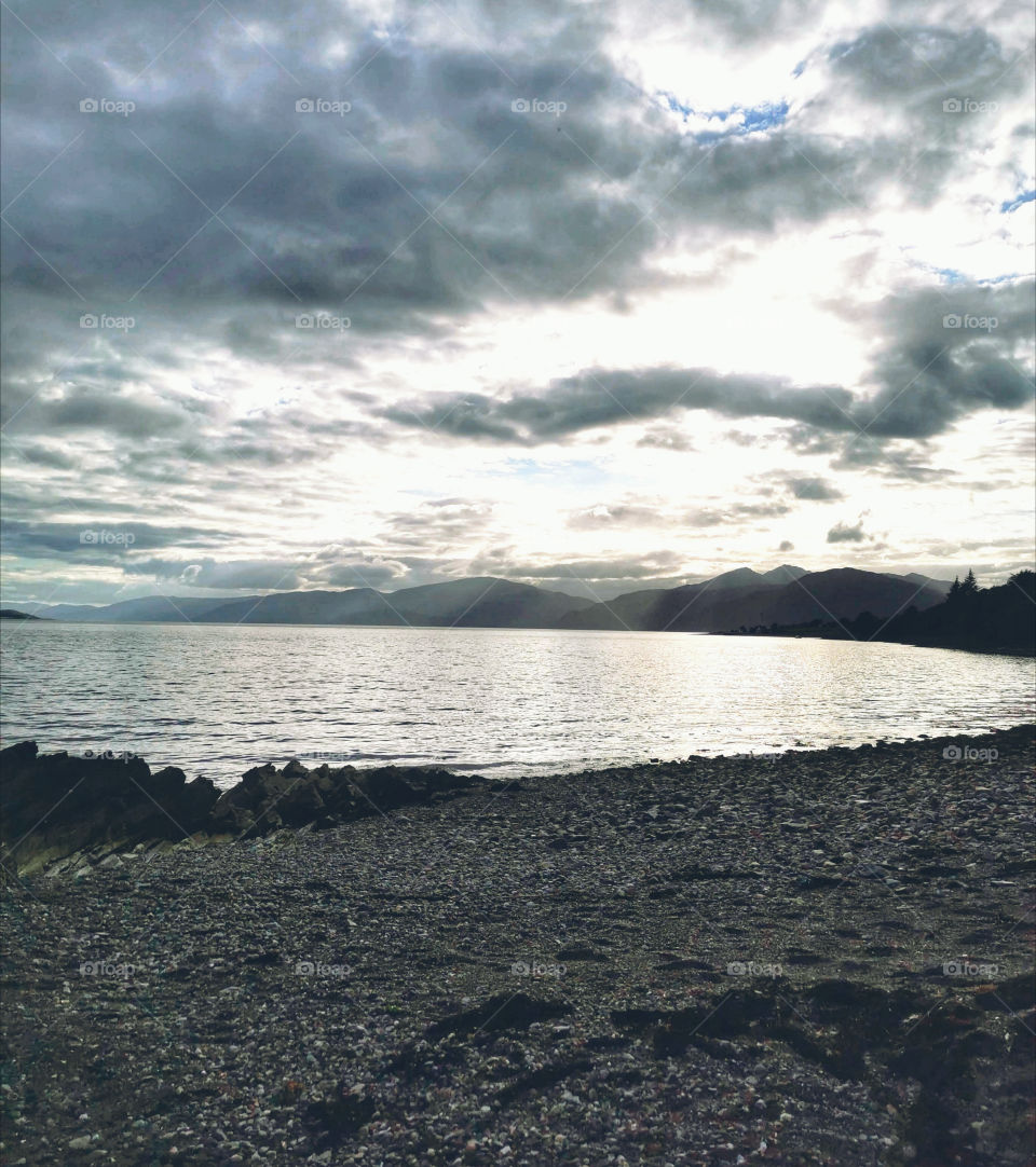 Beautiful scottish seaside