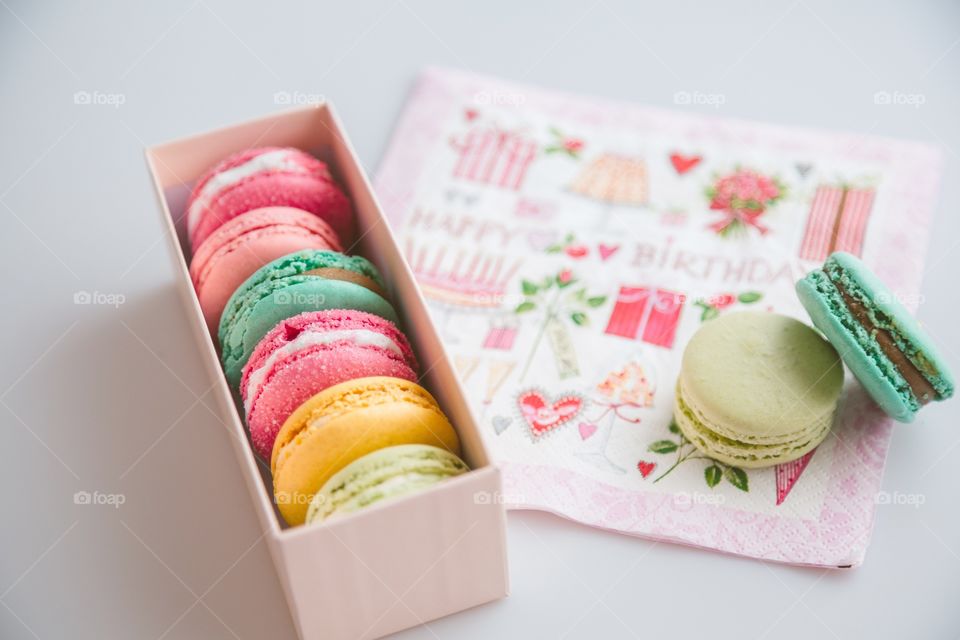 French macaroons 