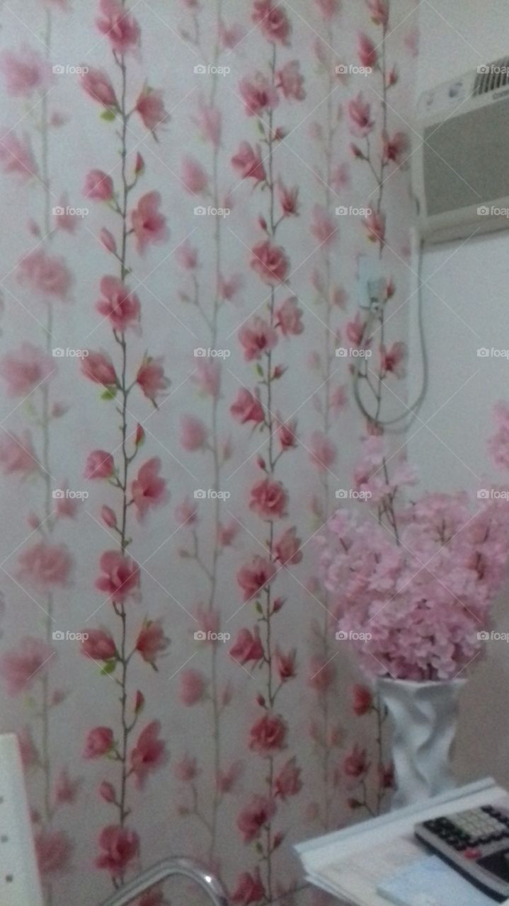 papel de parede com rosas