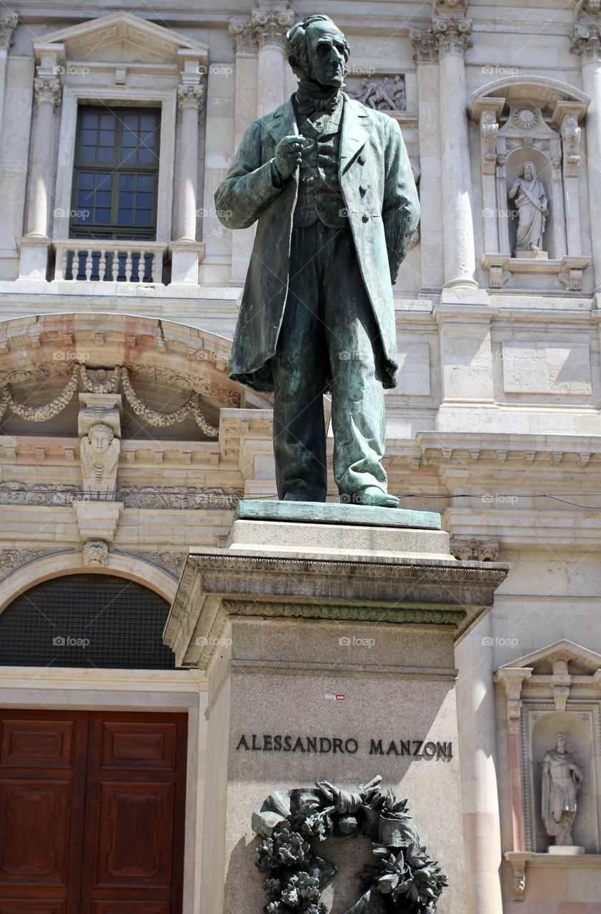 Italy, Milan, a monument