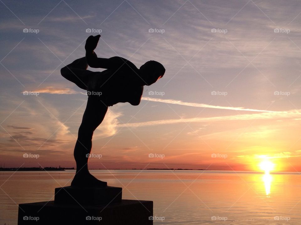 Skating in the sunset