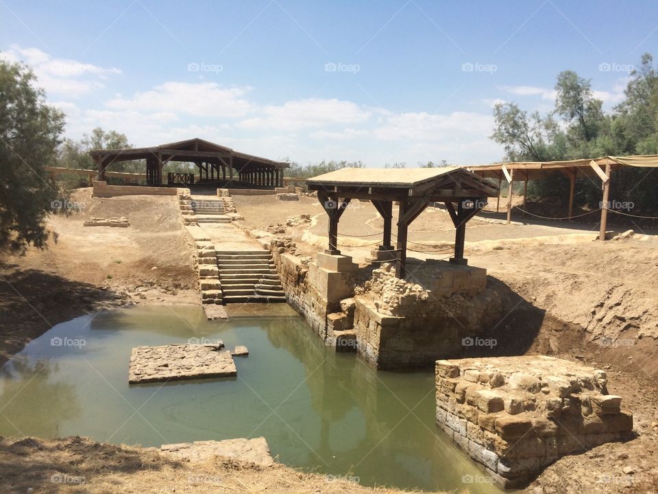 Jesus baptism site in Jordan 