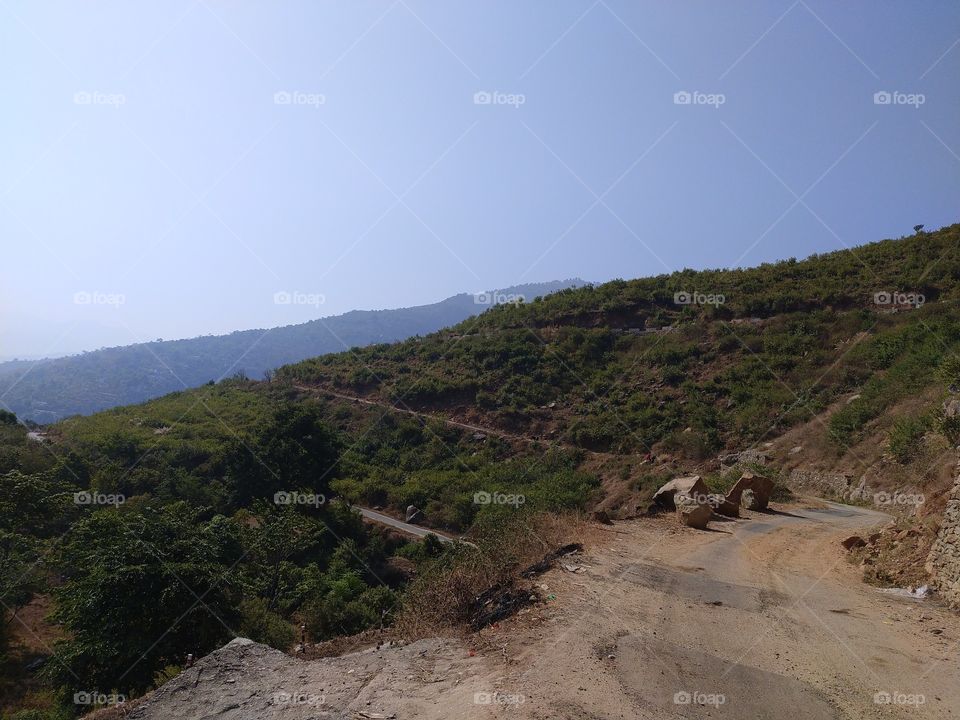 Way to my native village in the hills of Uttarakhand