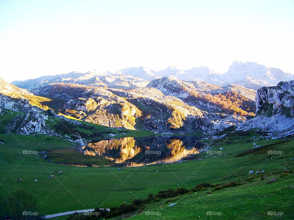 meadow travel lake mountains by iDavidHD