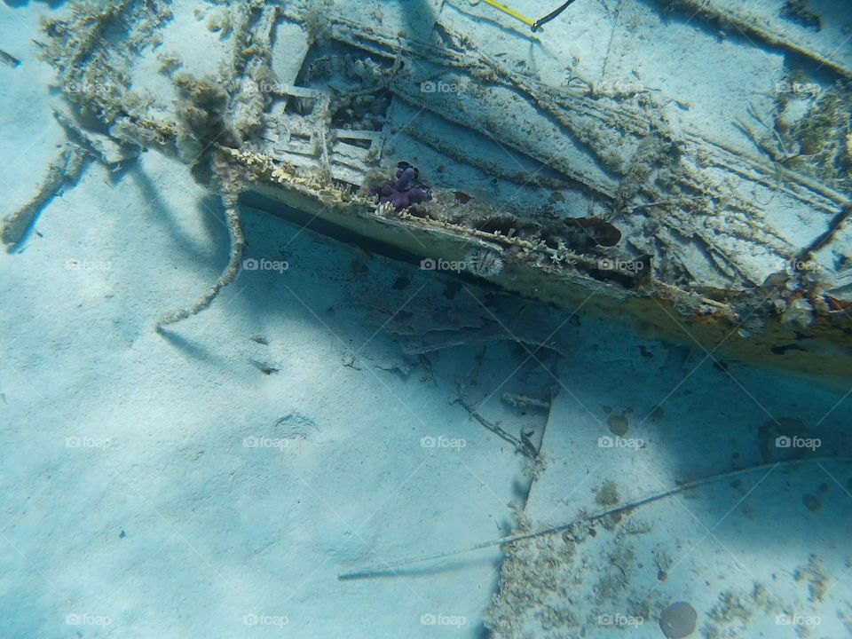wreckage underwater