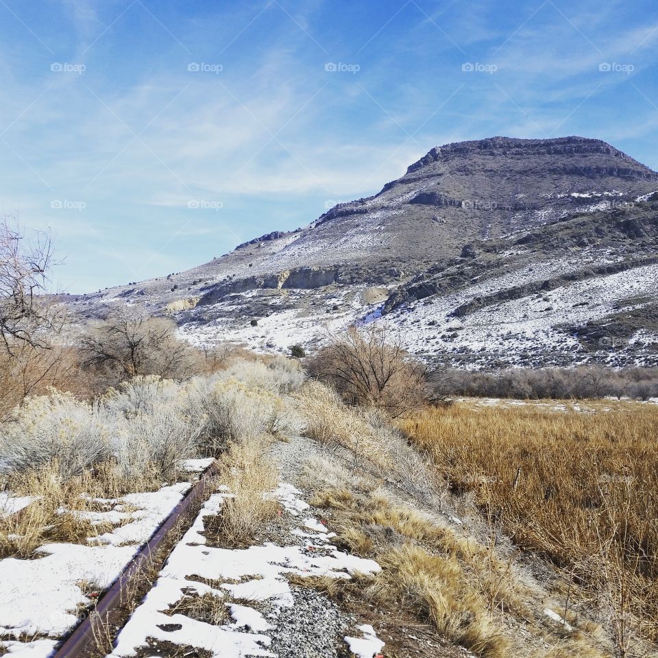 snowy landscape in Utah
