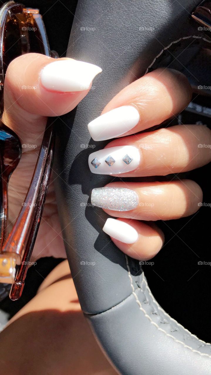 Be authentic! White, pure and clean...like me. Manicure, pedicure, glitter, sns, nails, design, diamonds, love, grab, cool, holding, waiting, fashion, styling, trending, creative, summer, vacationing, weddings, quinceañera, coloring, painting.