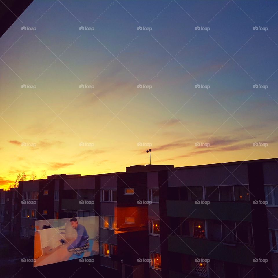 reflection in my window