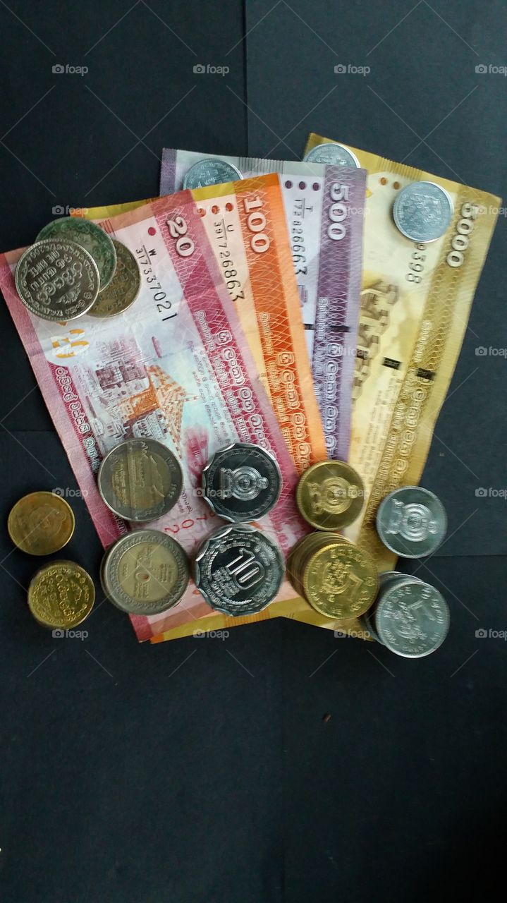 Sri Lankan money