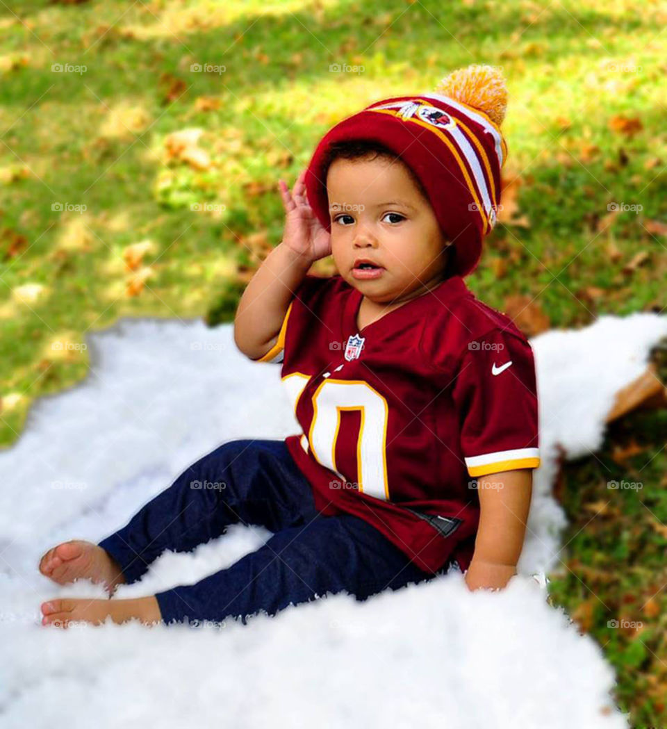 Washington Redskins. cutest Redskin fan ever!