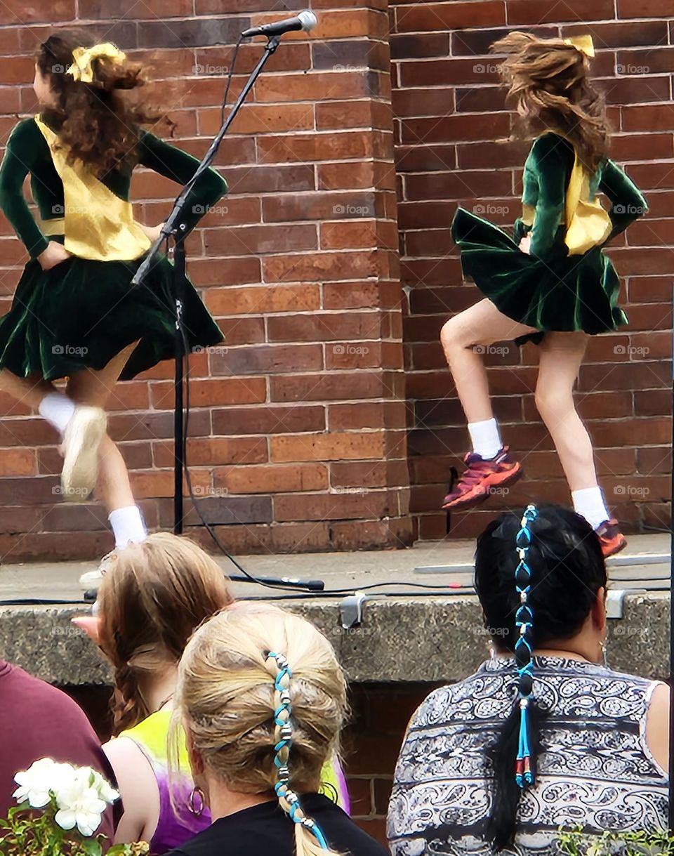 positive energy and creative talent on display at a Celtic Fantasy Fair stage performance in Oregon