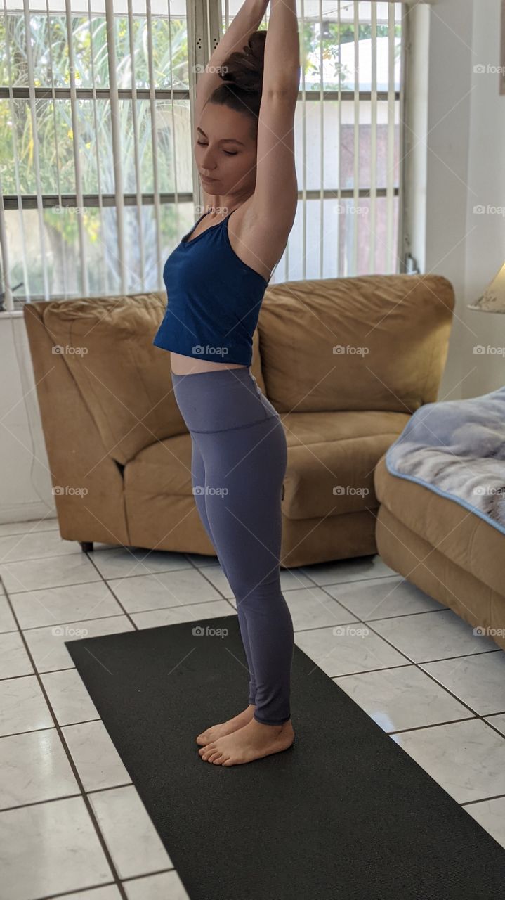 yoga at home