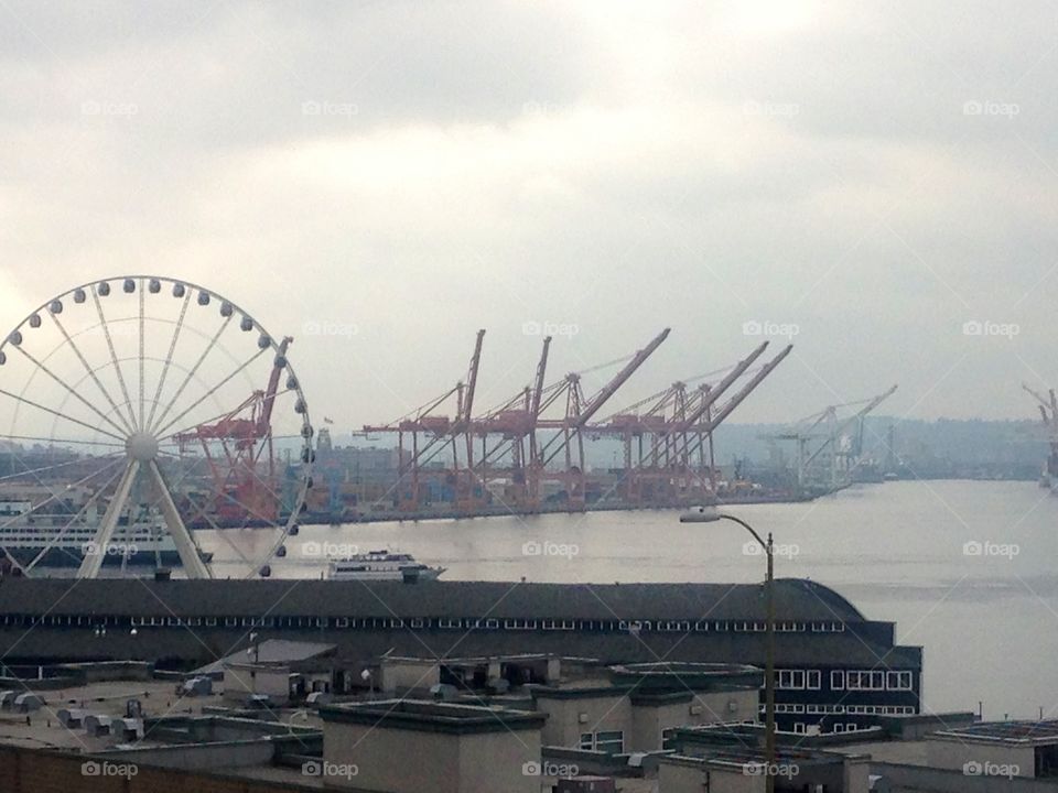 Ferris Wheel. Seattle 