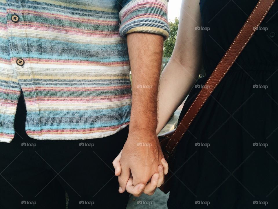 Couple of holding hands