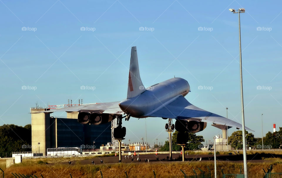 Airplane taking off