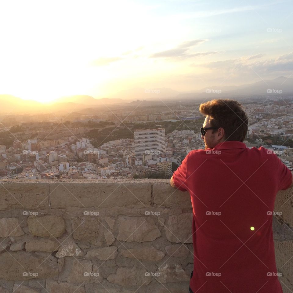 Sunset View of Alicante 