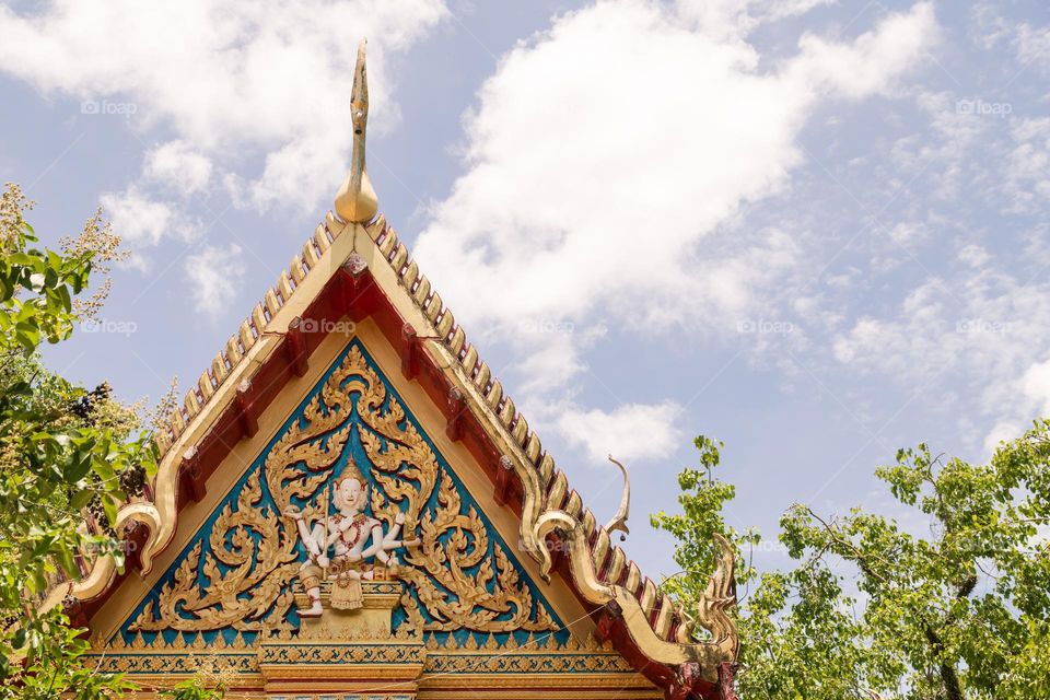 Traditional temple in Thailand 