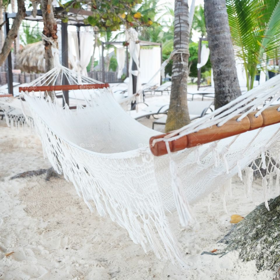 Hammock in the beach