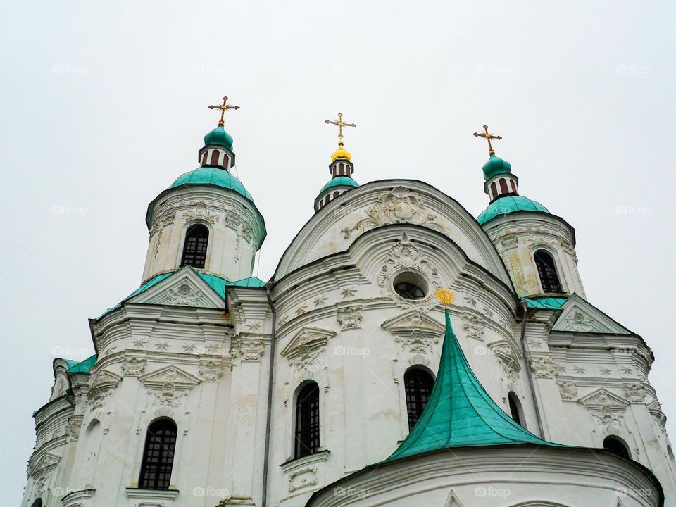 Cathedral of the Nativity of the Blessed Bogoroditsy-  Orthodox Cathedral in Kozelets Chernihiv region,  Ukraine