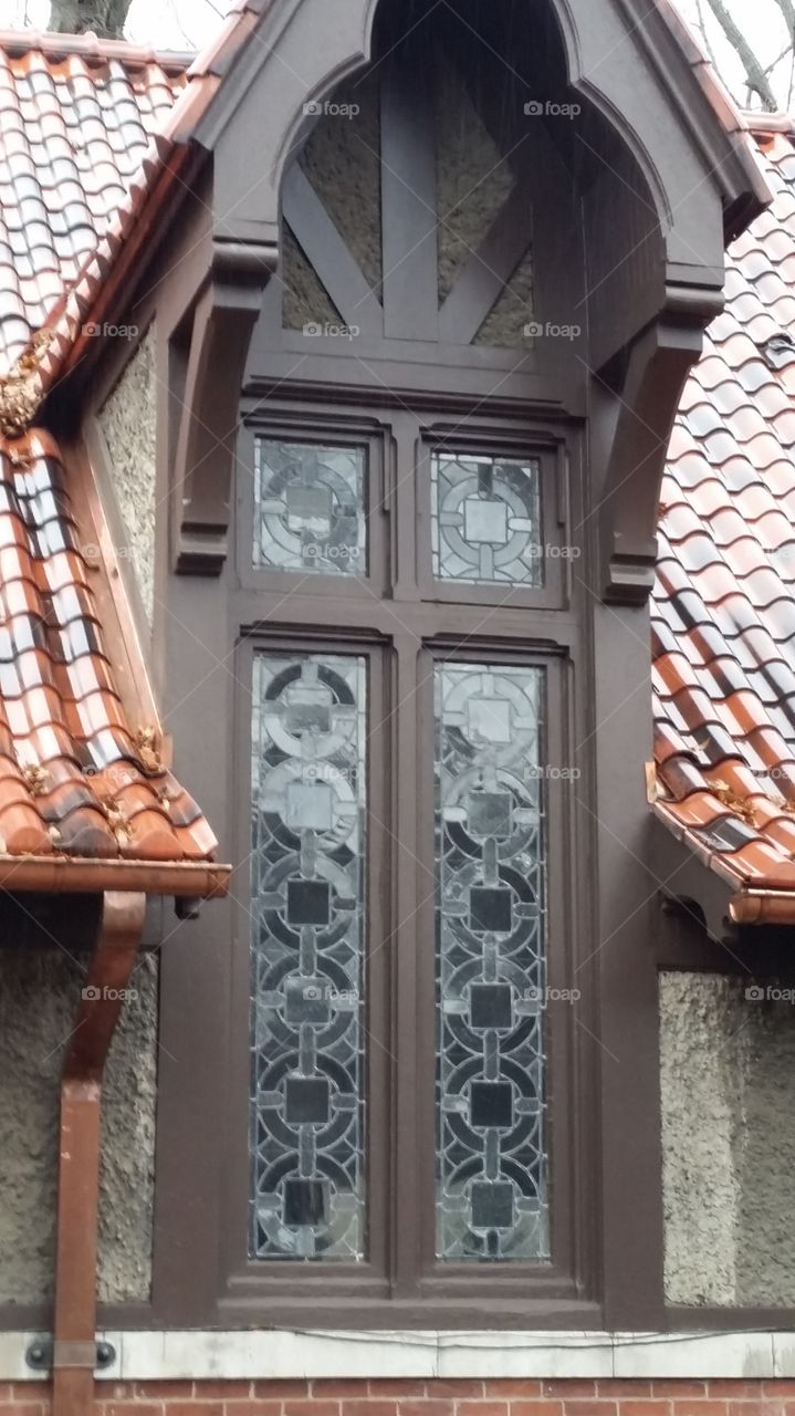 All souls cathedral. Beautiful window at all souls cathedral