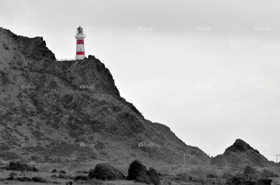 Lighthouse on a cliff
