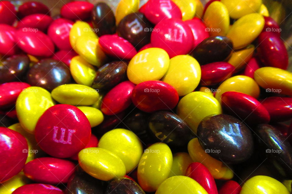 M&M with fall colors