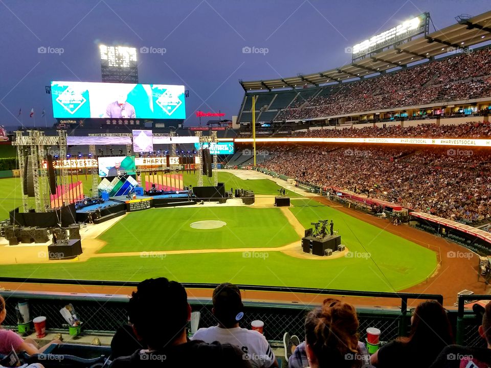 Baseball stadium concert