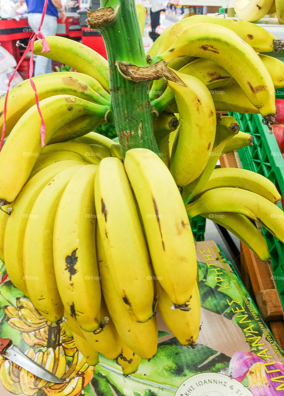 Banana, No Person, Tropical, Health, Bunch