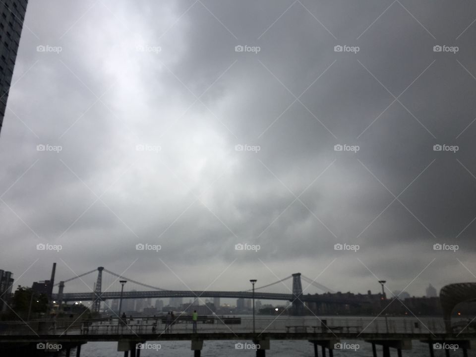 Bridge connecting two cities 