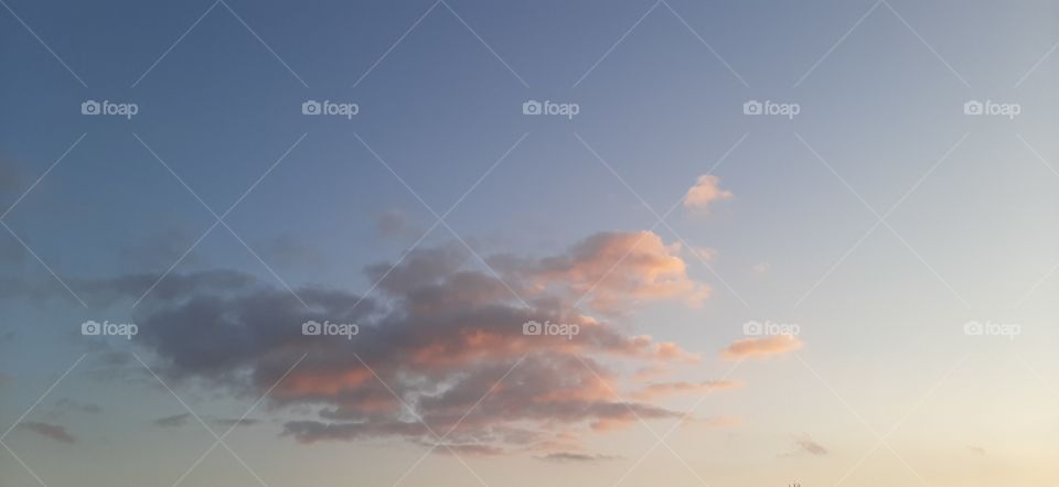 Clouds during sunset