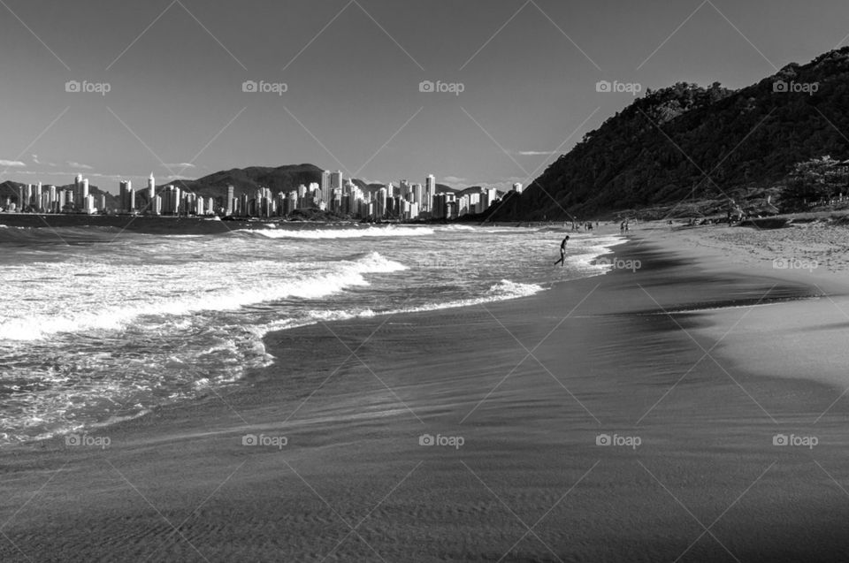 Summer day on Black and White