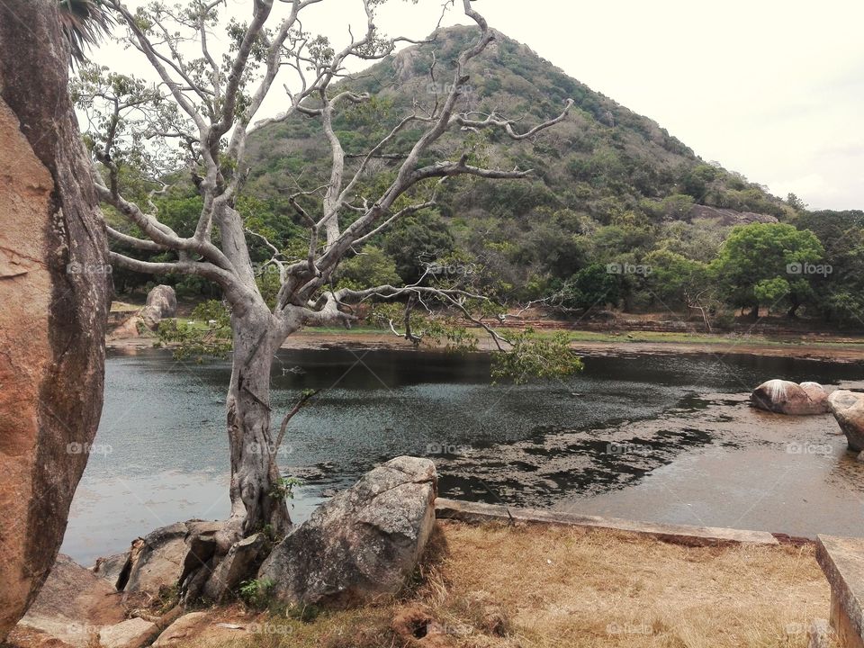 "Kaludiya pokuna" a historical pond situated in Mihinthale ,Sri Lanka