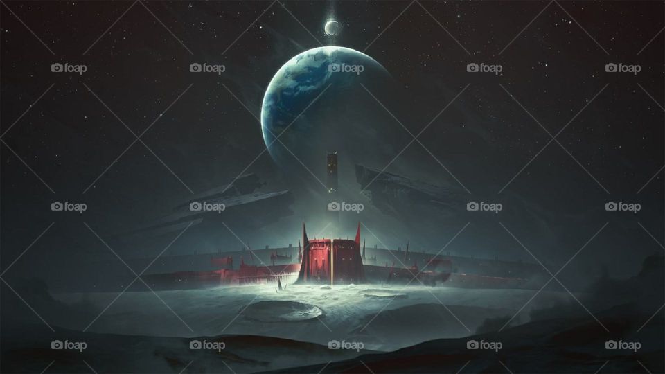 natural sky night moon