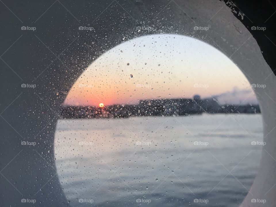Sunrise on Cruise Ship