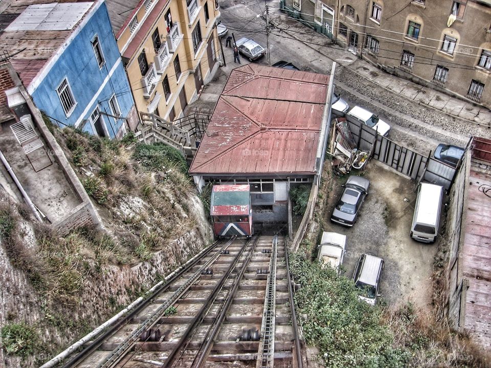 Funicular Station. Ascensor Concepción