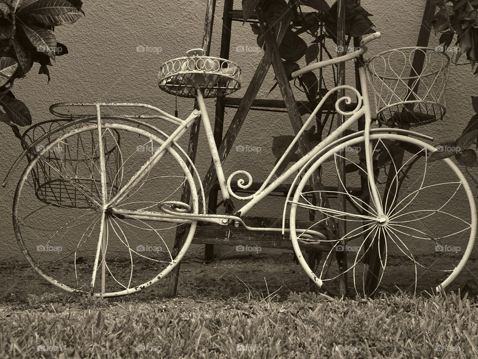 Vintage Decorative Bicycle . Vintage decorative bicycle 