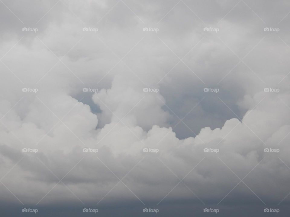 Natural clouds with light digital improvements