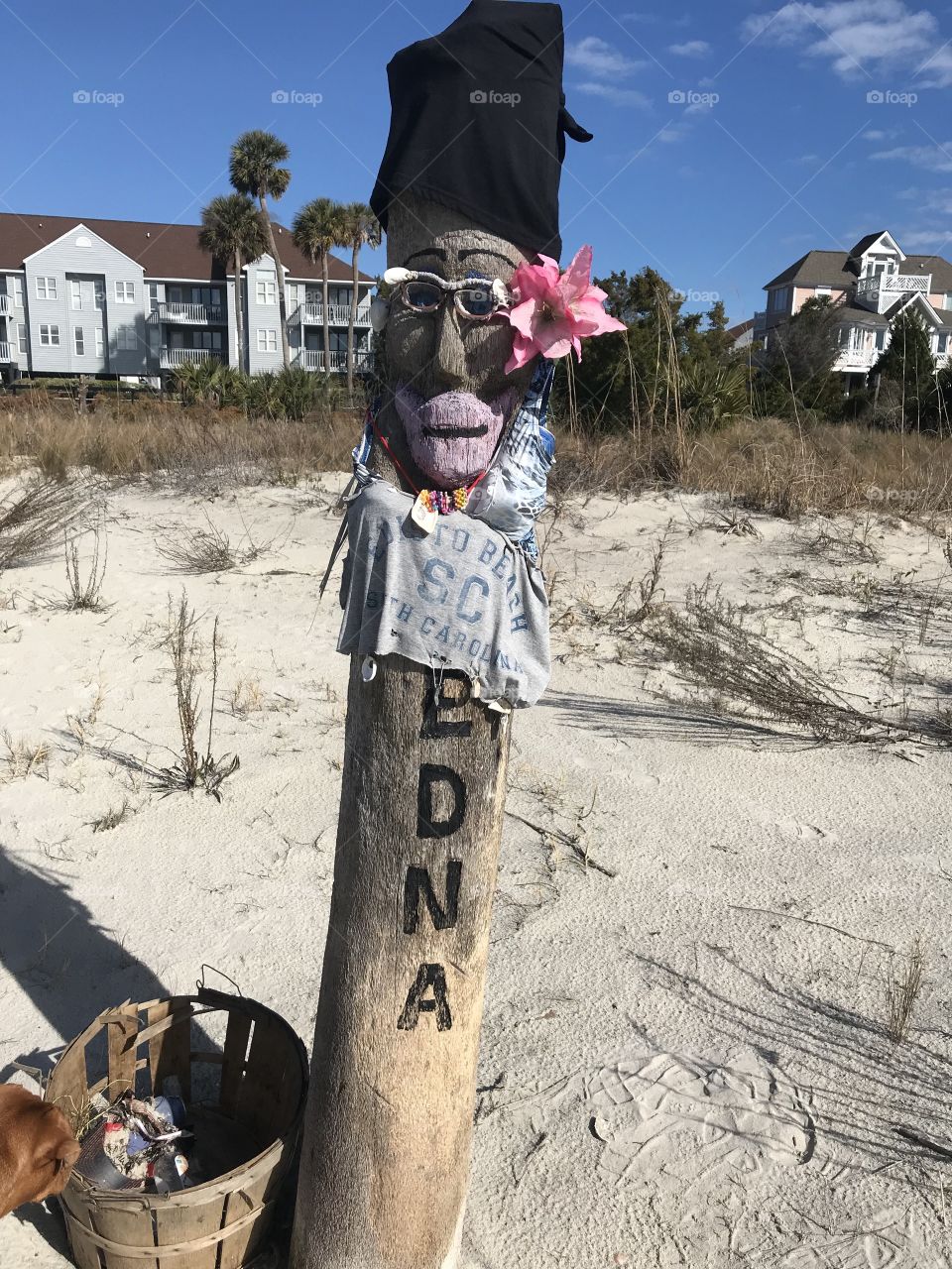 Beach sculpture