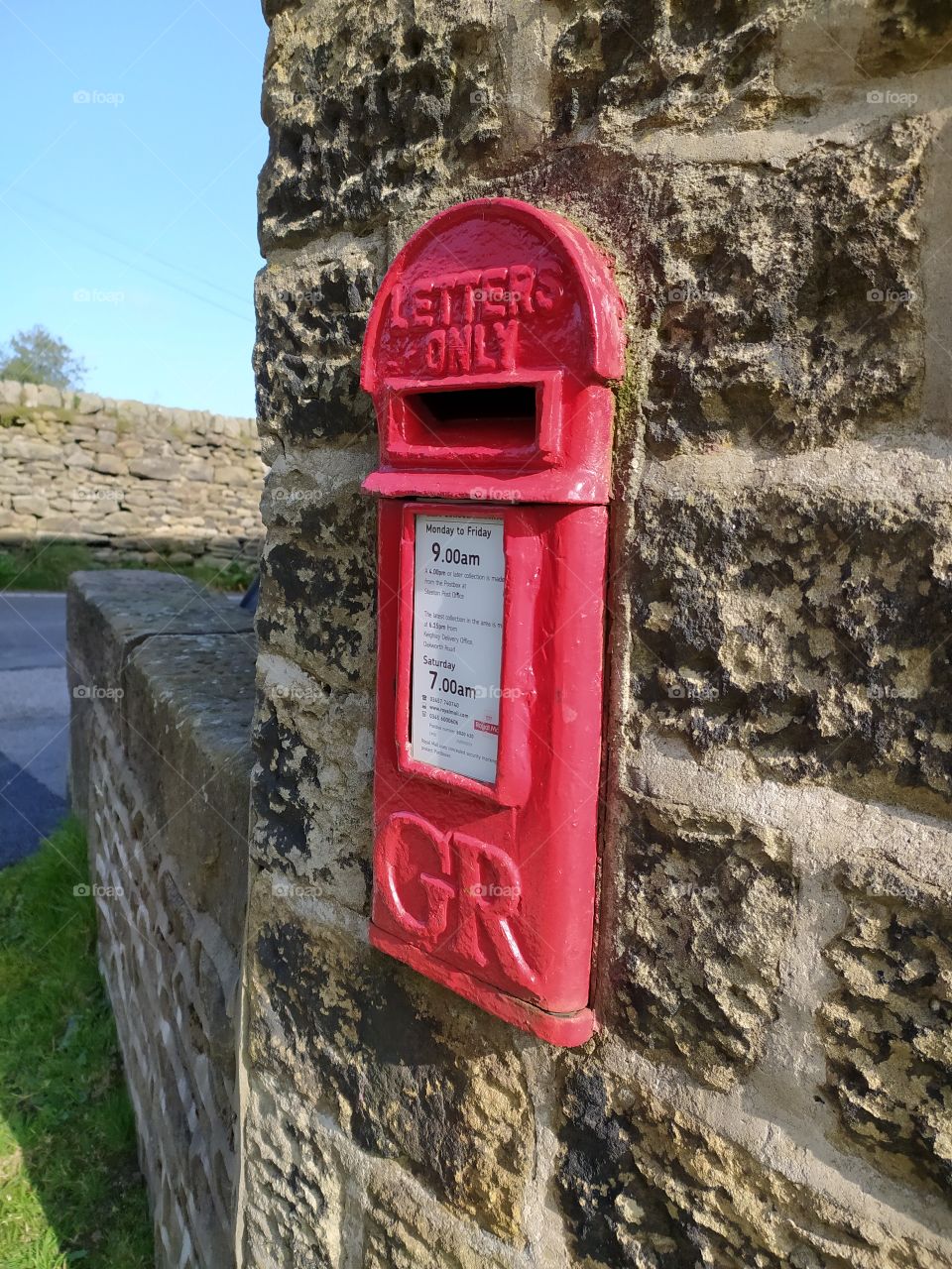 Post box ; England