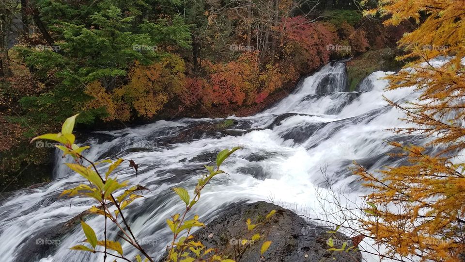 Fall waterfalls