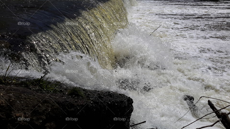 Waterfall. taken in Hamilton, Mi.