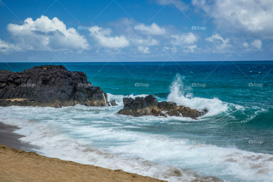 Beach in Kauai 