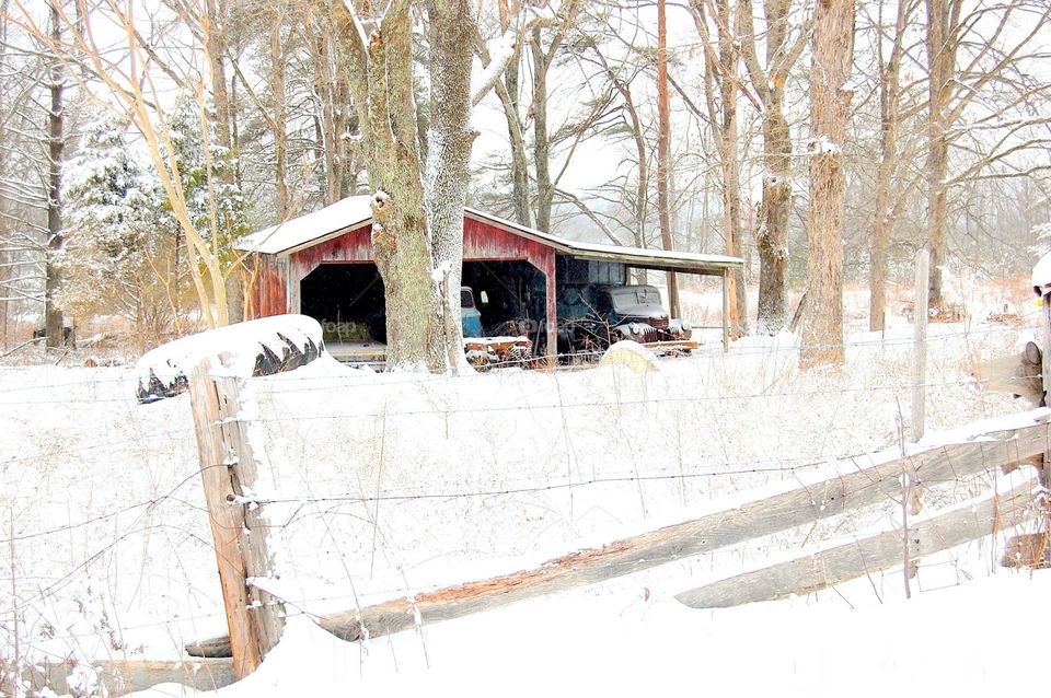 A Hallmark card scene