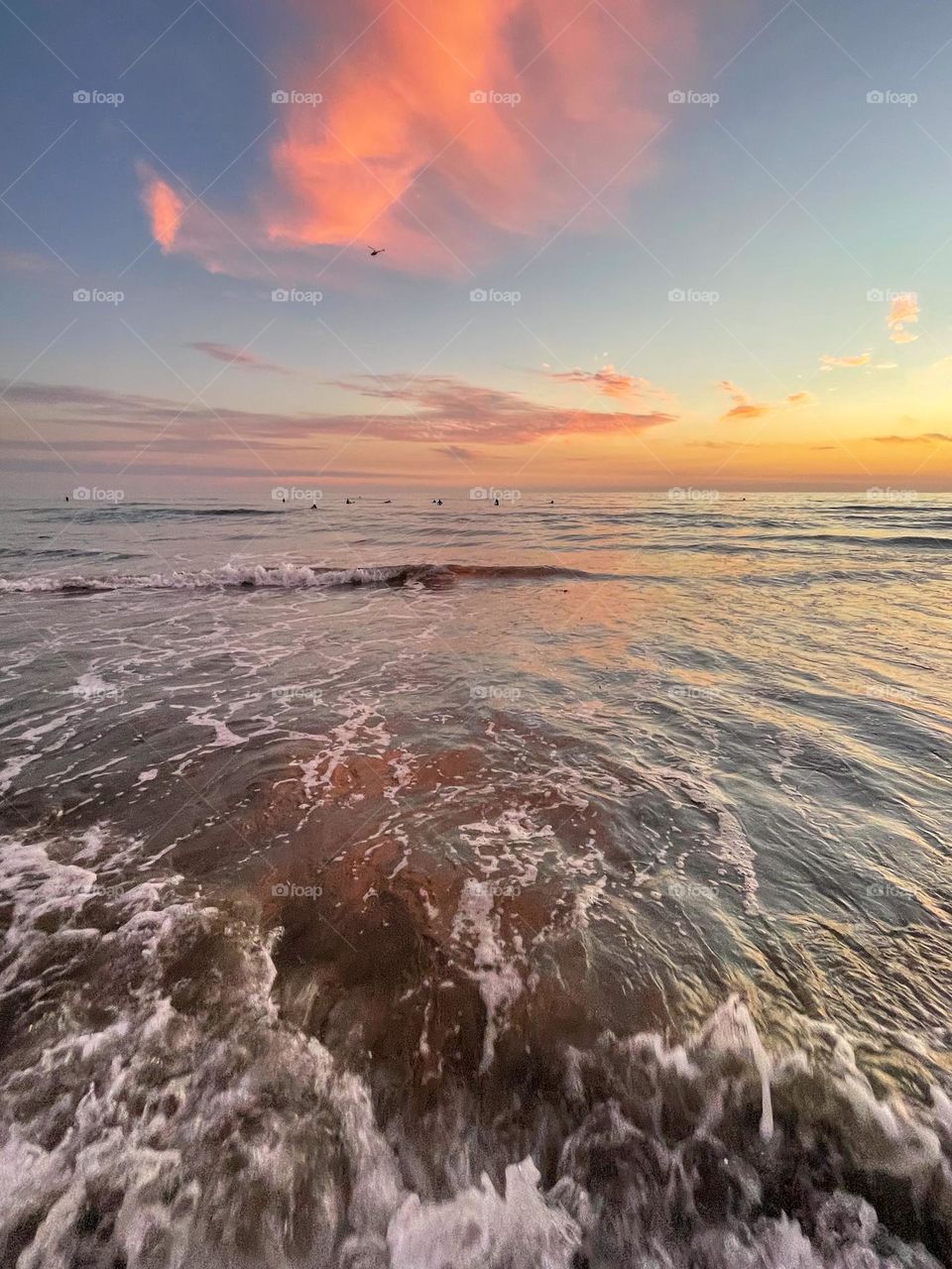 a cotton candy sunset