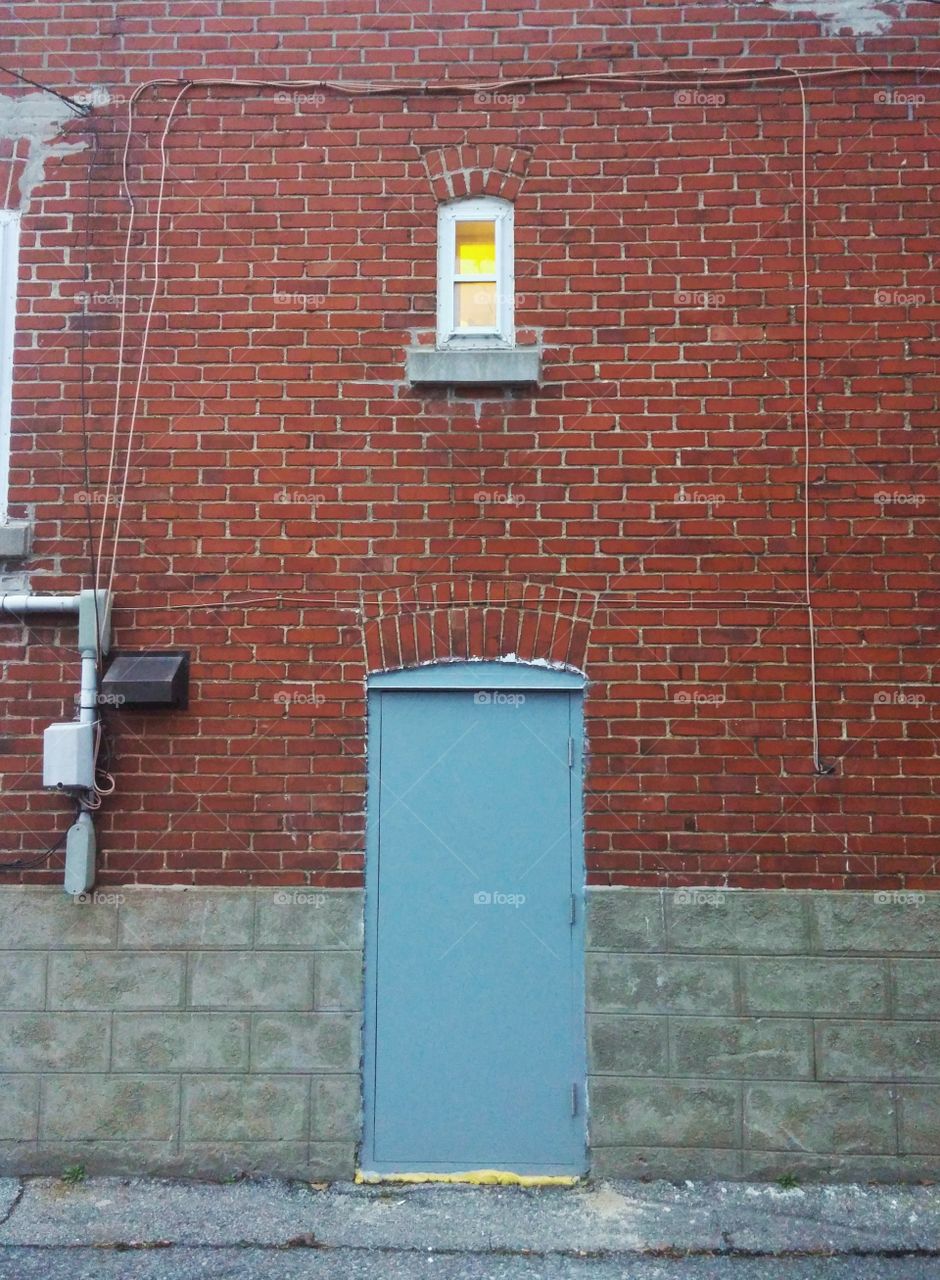 Industrial door and d