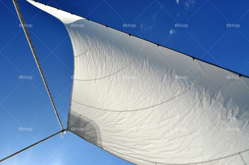 White sail