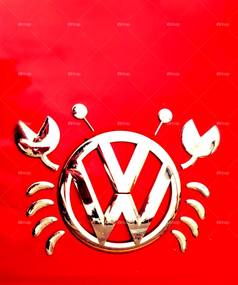 MR. Crabs VW logo. Saw a modified bug in the parking lot with this customized logo